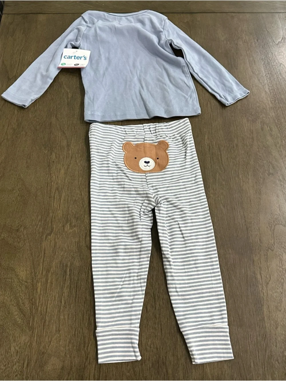 NWT Carter's Blue Bear Two-Piece Kids Set 18 Months